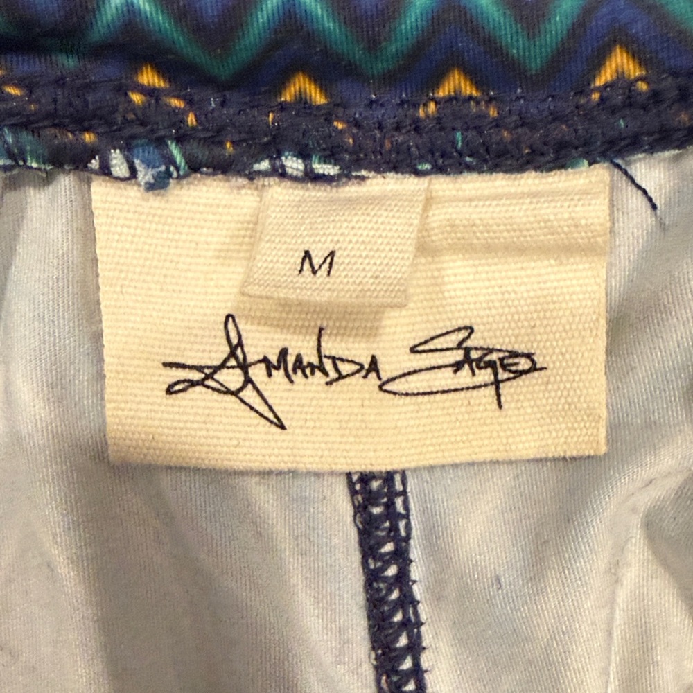 Multicolor Patterned Pants - Picture 3 of 5